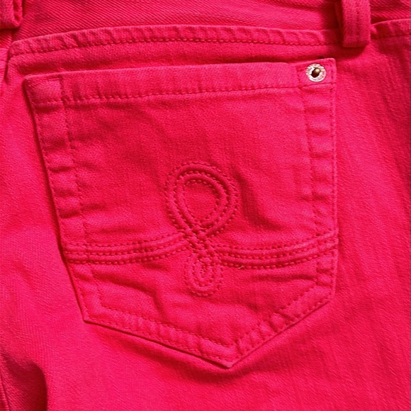 Lilly Pulitzer Worth Straight Jean in Azalea Pink EUC🩷 - Picture 13 of 13